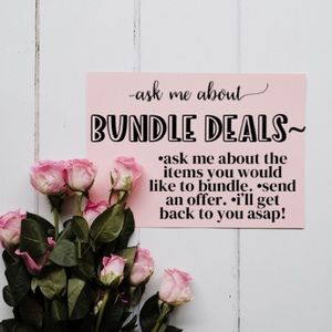 DOING BUNDLE DEALS!!!